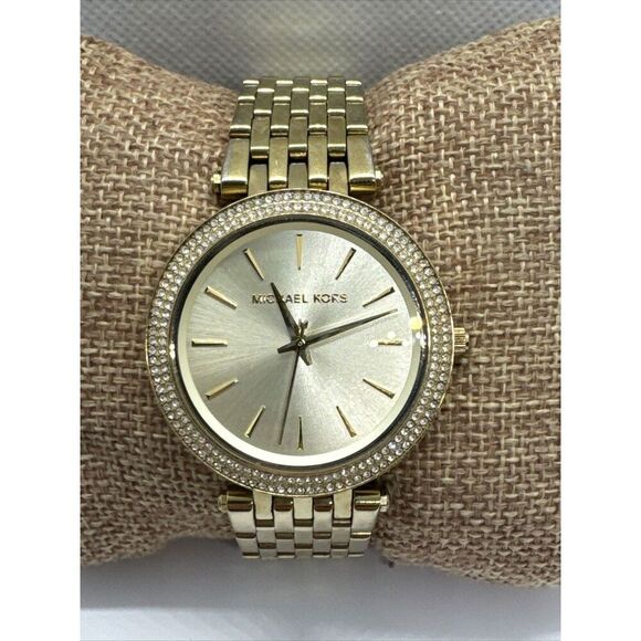 Michael Kors MK3398 Women's Gold Stainless Steel Analog Dial Quartz Watch JNA642 - Picture 1 of 11